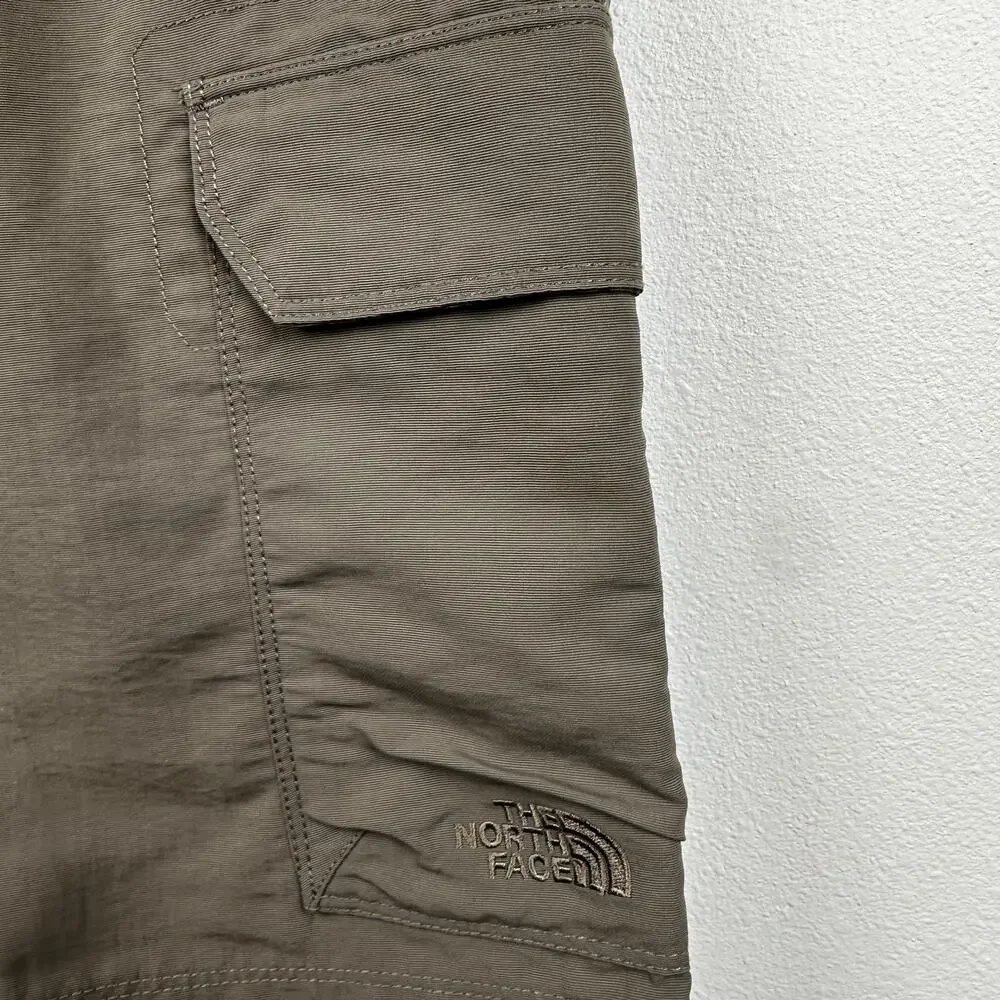 The North Face Men's Paramount II Cargo Shorts Belted Brown 40 Hiking Camping